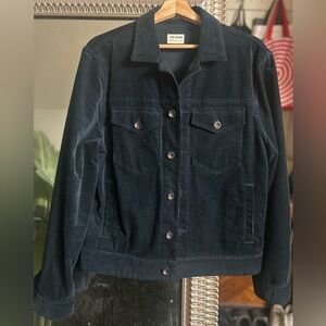 Todd Snyder Italian Corduroy Dylan Jacket - Navy